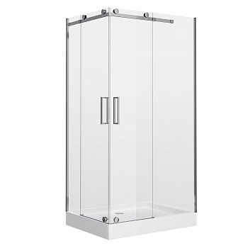 Душевой уголок Grossman Cosmo GR-1120R 120х90 стекло прозрачное профиль хром без поддона